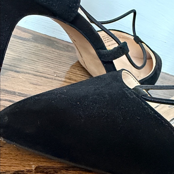 INC International Concepts Black Lace-Up Heels - Picture 4 of 9